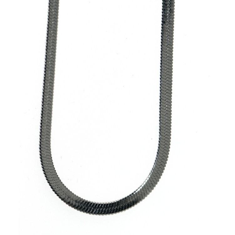 NSA|silver color collar choker necklace size 35+5 for women