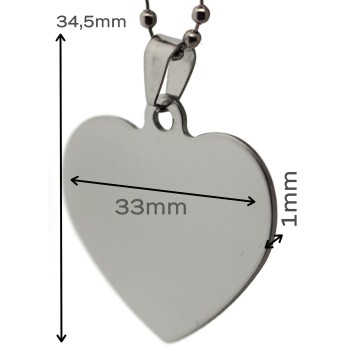NSA|bag pendant, key ring, personalized written steel heart necklace