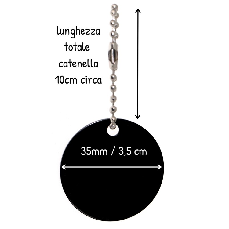 NonSoloArgenti |keychain bag pendant photo personalized writing commemorative phrase dog cat pets memorial loved ones