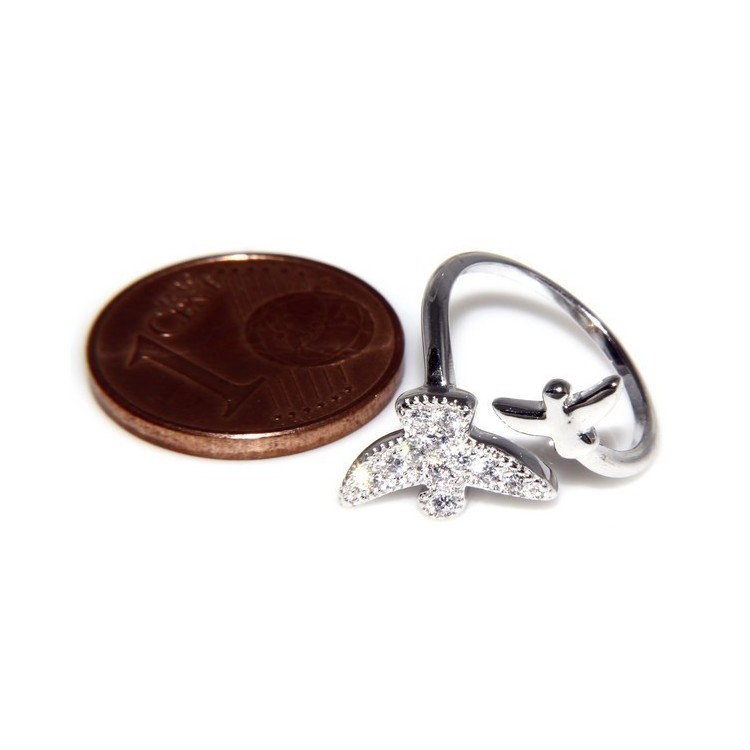 NSA|Silver 925 &  Rhodium: ring for woman, foot ring