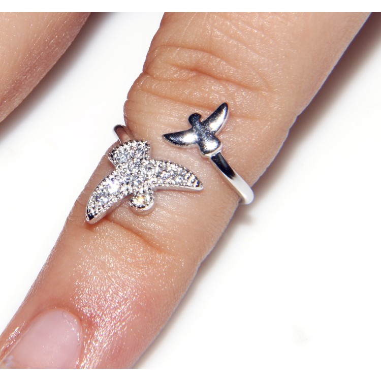 NSA|Silver 925 &  Rhodium: ring for woman, foot ring