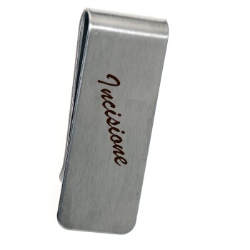 NSA|steel money clip money clip men's wallet with free engraving