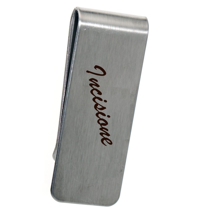 NSA|steel money clip money clip men's wallet with free engraving