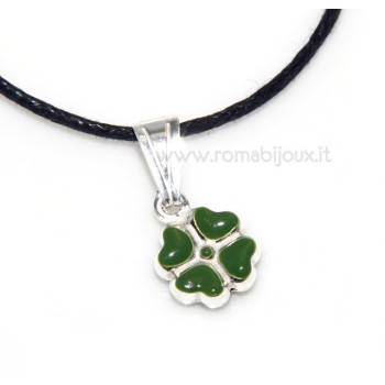 NSA|silver pendant good luck