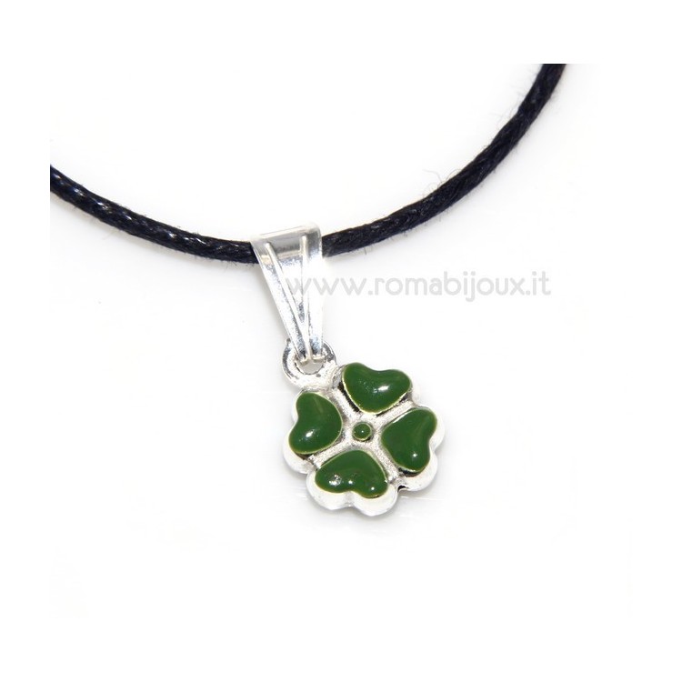 NSA|silver pendant good luck