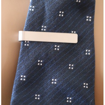 NSA|slim steel tie clip elegant men's tie clip with free engraving