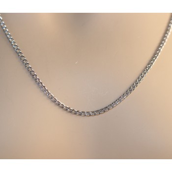 NonSoloArgenti |hypoallergenic steel necklace 3mm long 60cm for men or women