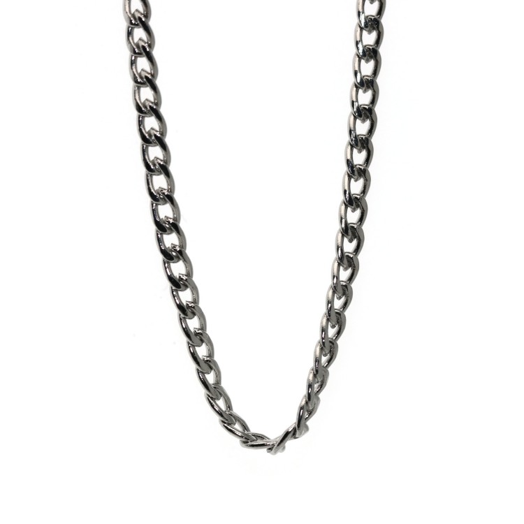 NonSoloArgenti |hypoallergenic steel necklace 3mm long 60cm for men or women