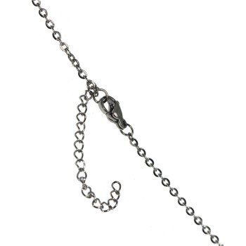 NonSoloArgenti |steel necklace heart with dog cat paws personalized engraving woman man