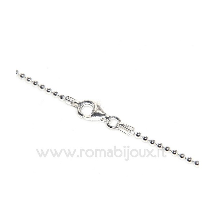 NSA|Argento 925 : bracciale rolo' uomo o donna con 1 simbolo dell'infinito da 16,00 a 20,50 cm