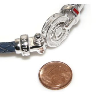 NSA|bracciale massiccio argento 925, made in italy