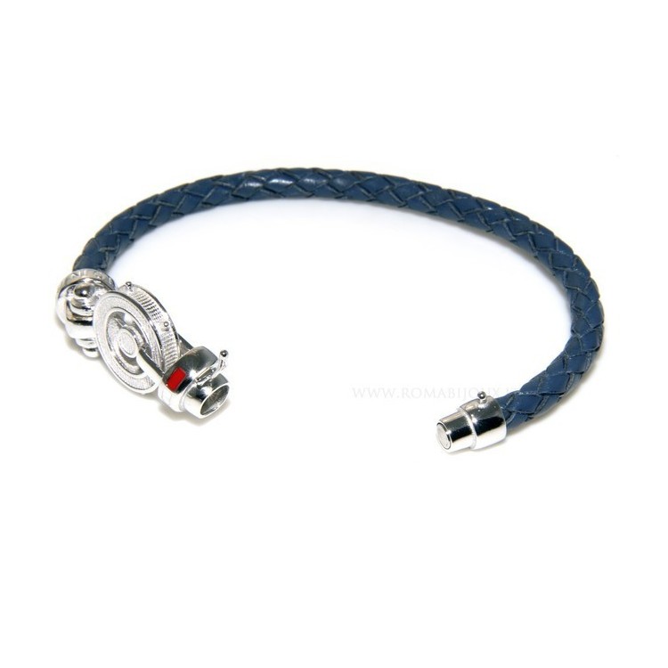 NSA|bracciale massiccio argento 925, made in italy
