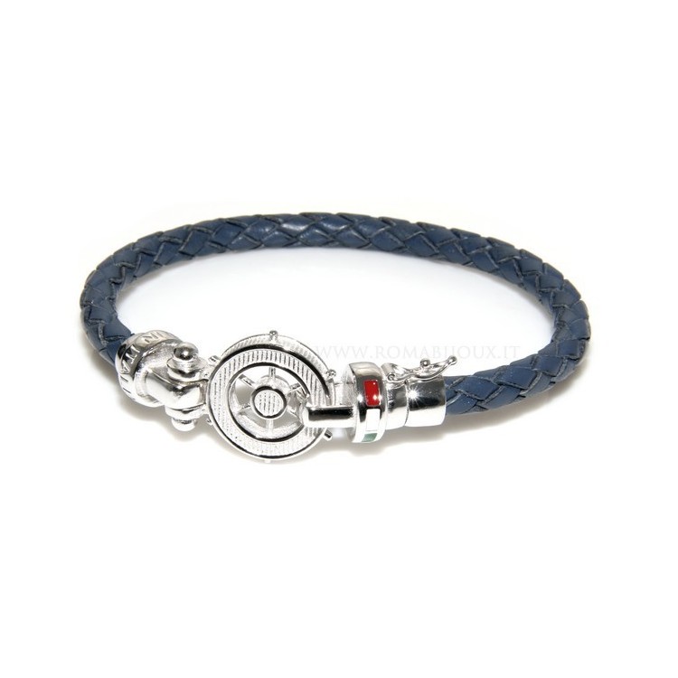 NSA|bracciale massiccio argento 925, made in italy