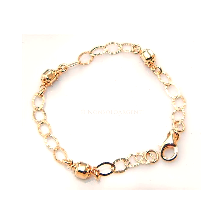 Argento 925 : Bracciale caramelle candies bagno giallo | NonSoloArgenti