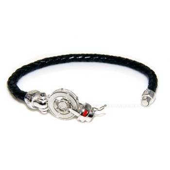 NSA|bracciale massiccio argento 925, made in italy