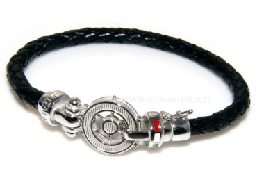 NSA|bracciale massiccio argento 925, made in italy