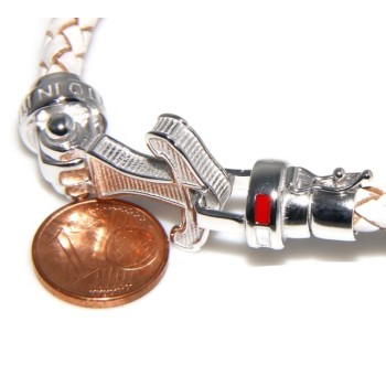 NSA|bracciale massiccio argento 925, made in italy