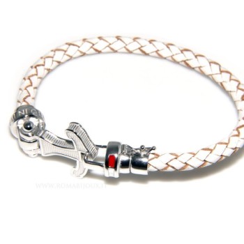 NSA|bracciale massiccio argento 925, made in italy