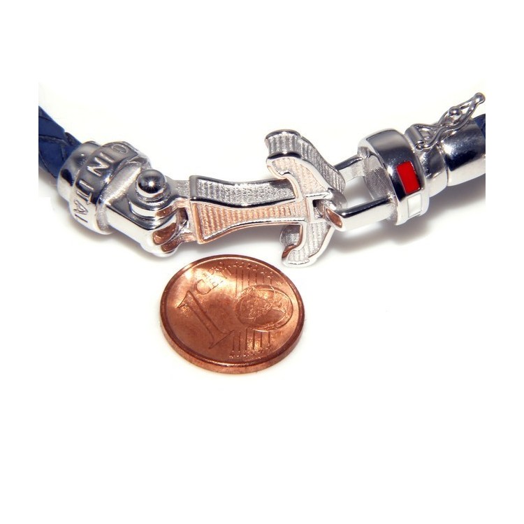 NSA|bracciale massiccio argento 925, made in italy