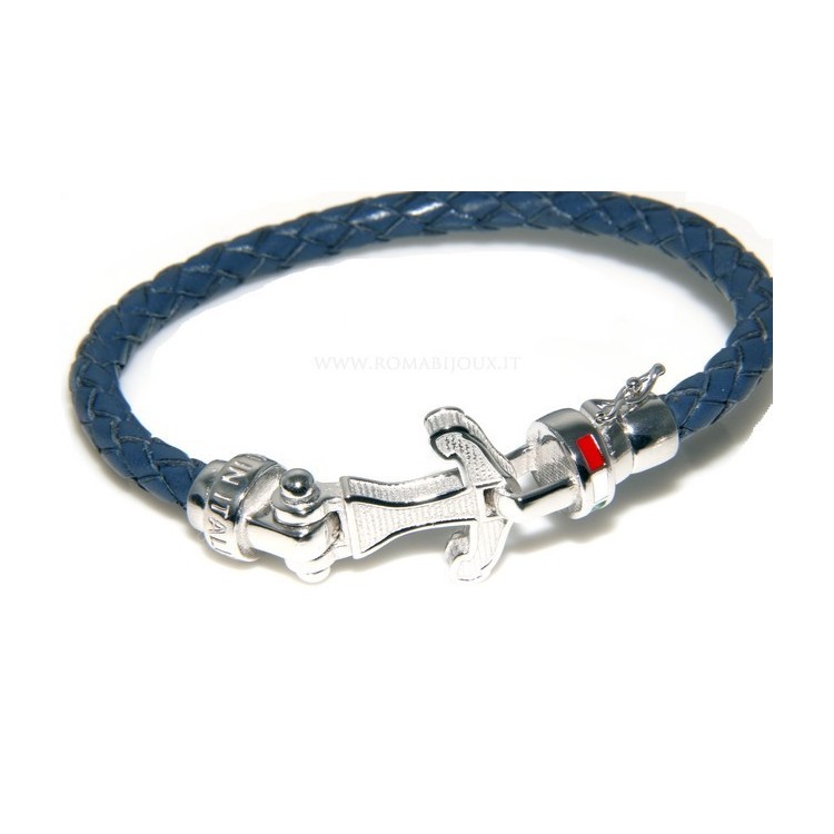 NSA|bracciale massiccio argento 925, made in italy