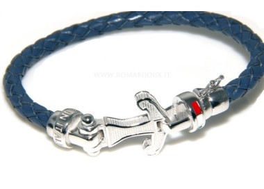 NSA|bracciale massiccio argento 925, made in italy