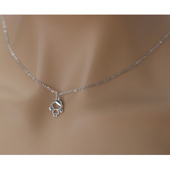 NSA|Steel pendant necklace for a boy or girl for women and mothers