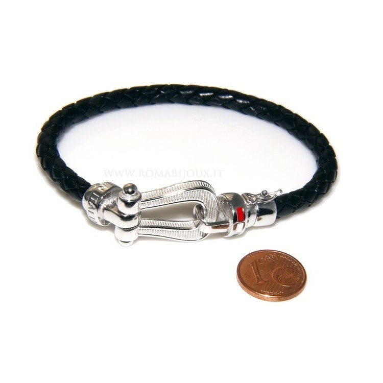 NSA|bracciale massiccio argento 925, made in italy